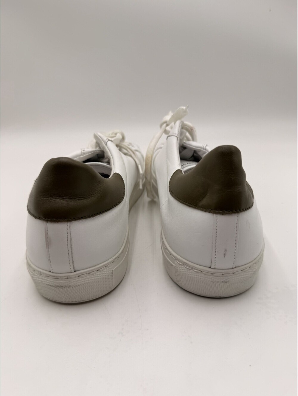 Men’s Roberto Cavalli white leather low-top sneakers Size 44 - Picture 4 of 5